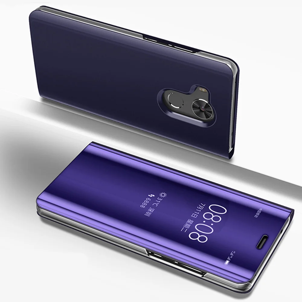 Clear View Smart зеркала телефон для huawei P8 P9 P10 P20 плюс Lite Pro Коврики 8 9 10 20 Honor 8X9