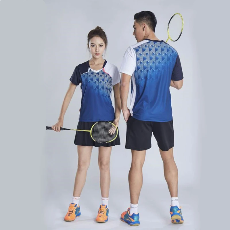 Новое поступление 2019 спортивные Джерси для бадминтона мужские и женские