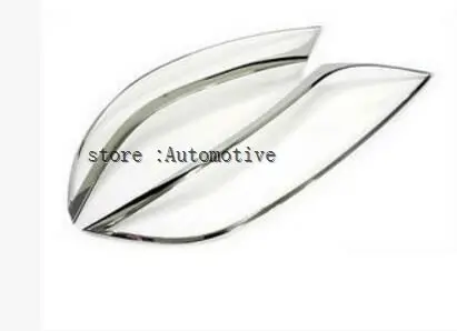 Chrome front head lamp light cover Trims 2PCS For Kia Sorento 2010 2011 2012 2013 2014 | Автомобили и мотоциклы
