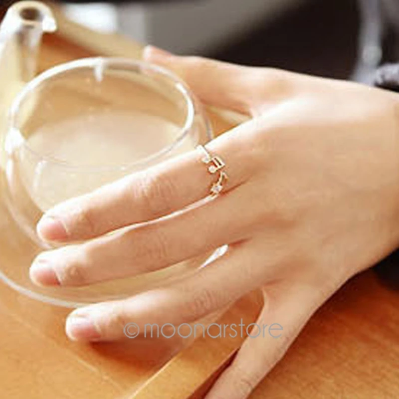 Женские кольца средней длины изящные регулируемые Стразы в стиле ретро