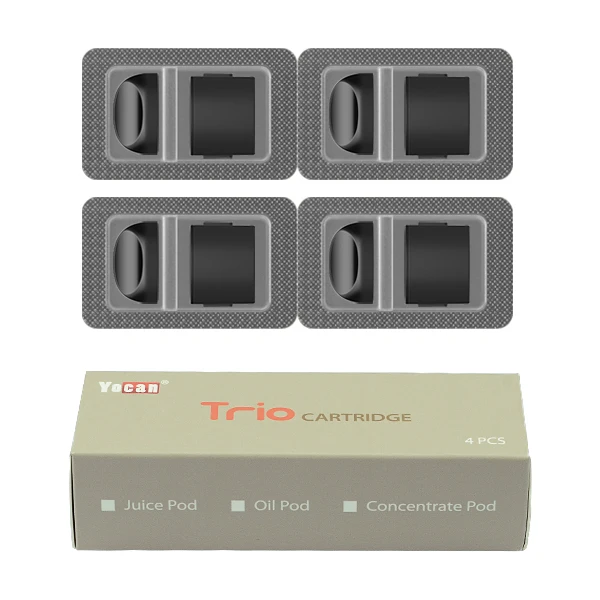 Concentrate Pod Yocan Trio 3в1 pod Kit 1,0 мл с аккумулятором 500 мАч электронная сигарета Trio vape ручка с для КБР сок воск испаритель - Цвет: Concentrate Pod