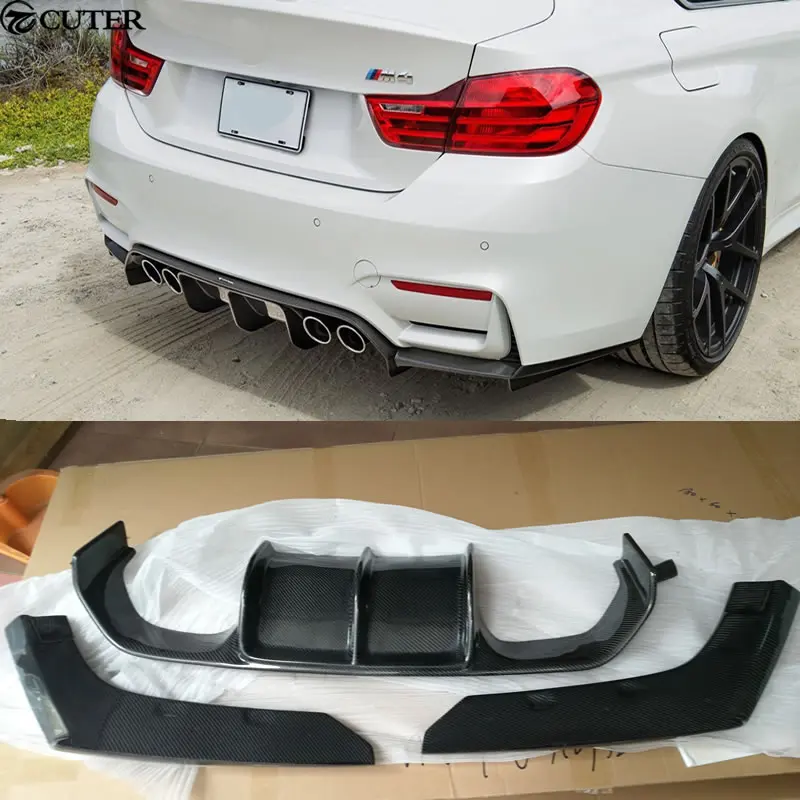 3 шт./компл. F80 M3 F82 M4 V Стайлинг из углеродного волокна для BMW комплект кузова