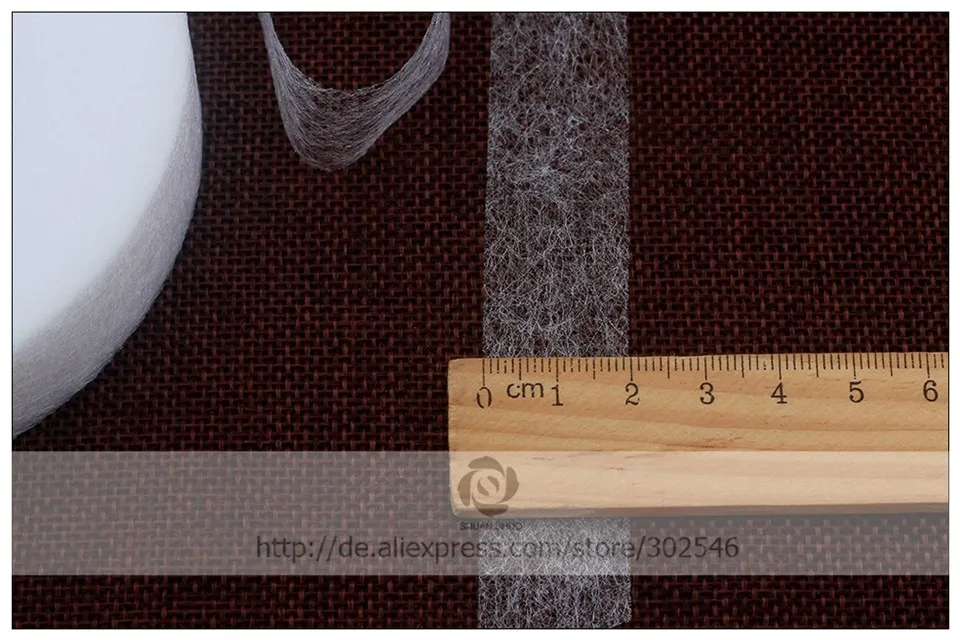 DIY аксессуары Ткань Лоскутное подкладка ткань двусторонний клей ткань нужно использовать электрический утюг 70 метров/диска