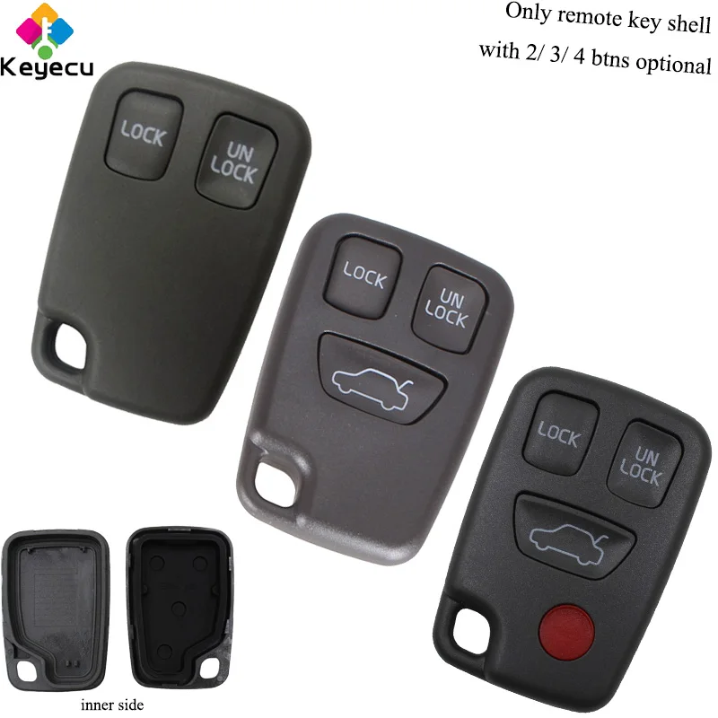 Запасной пульт дистанционного управления KEYECU для автомобильного ключа-2/3/4