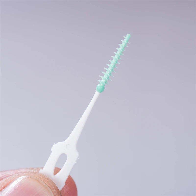 Силиконовые зубочистки для массажа 100 шт.|Межзубная щетка| |