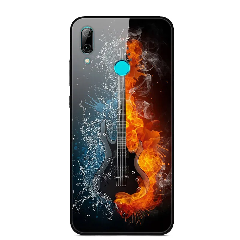 2 Для huawei P Smart чехол, закаленное стекло, задняя крышка, Жесткий Чехол для huawei P Smart, POT-LX1, чехол для POT-LX3, PSmart, чехол - Цвет: 2