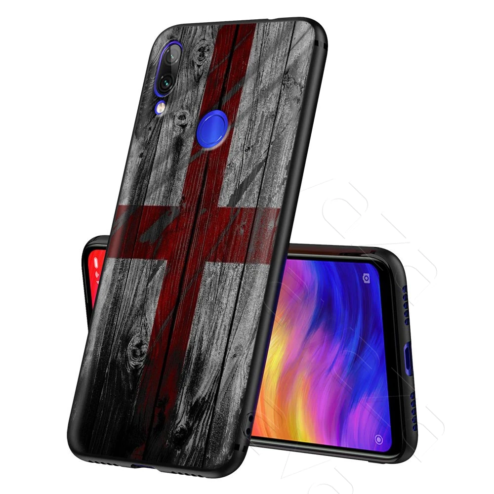 Чехол с английским и флагом Великобритании для Xiaomi Redmi Note 8 9 S K30 Pro MI MAX 3 6 SE A1 A2 A3 10 Lite