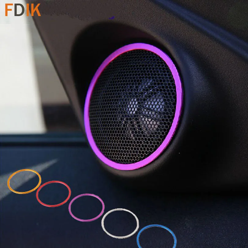2 шт. алюминиевое кольцо для динамика Range Rover Land Evoque 2012 2013 2014 2015 | Автомобили и