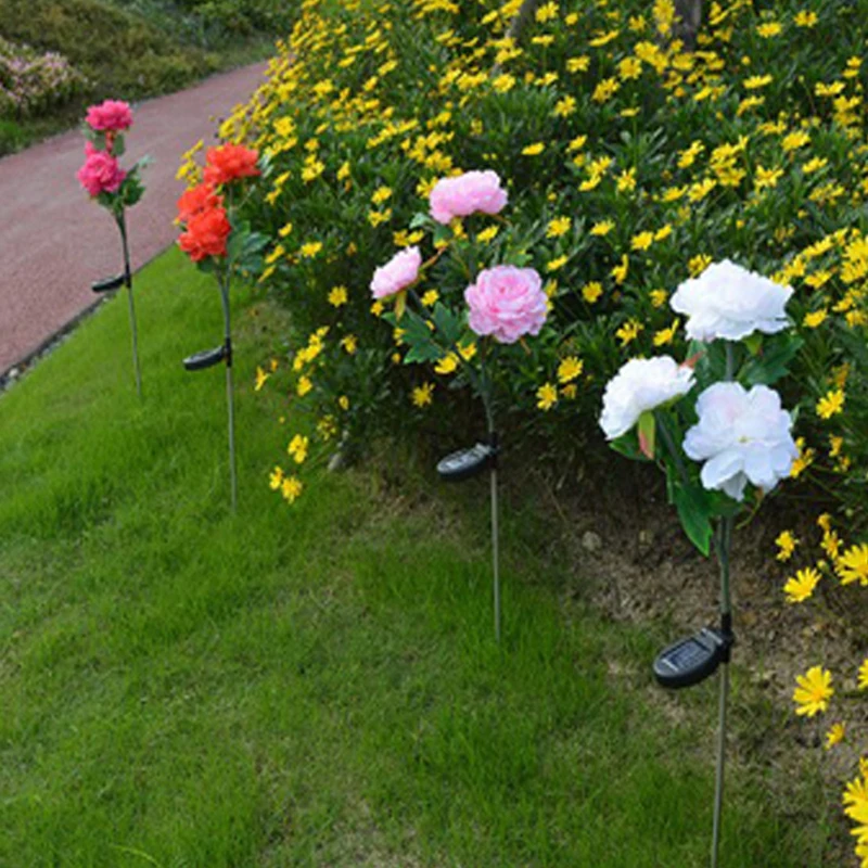 Светодиодный светильник на солнечной батарее декоративная уличная лампа для