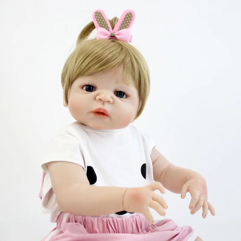 BZDOLL 22 &quotполностью силиконовая кукла для новорожденных Реалистичная принцесса
