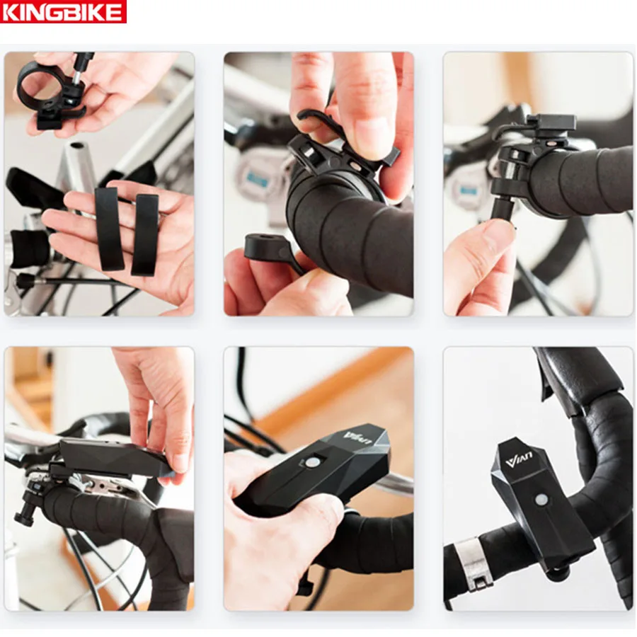 KINGBIKE велосипед светильник зеленый лазерный фото USB Перезаряжаемые MTB велосипеда