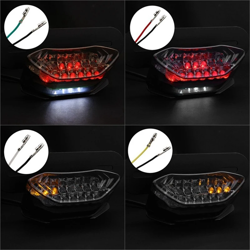 Мотоциклетные светодиодные задние светильник s указатель поворота мотоцикл