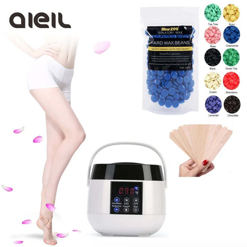 Парафин депиляторный нагреватель воска машина удаление волос набор