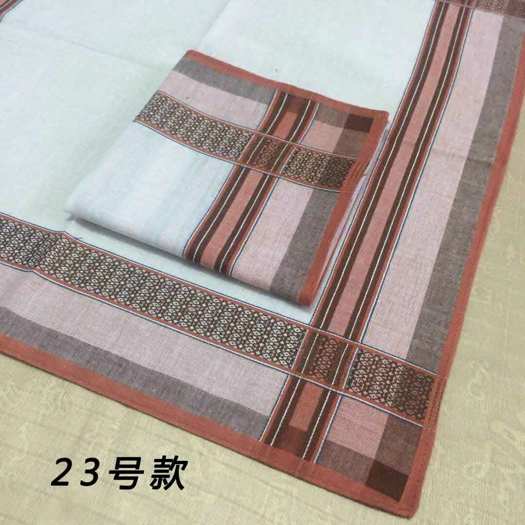 43x43cm Fancy Fashion Square Suit Hankie Cotton Multi-Pattern Casual Men's Handkerchief