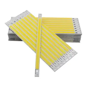 Светодиодная лента ALLCOB, COB матрица 200*10 мм, 12 В, 10 Вт, теплый белый, синий, красный, зеленый, желтый цвет, для автомобисветильник сделай сам, источник светильник