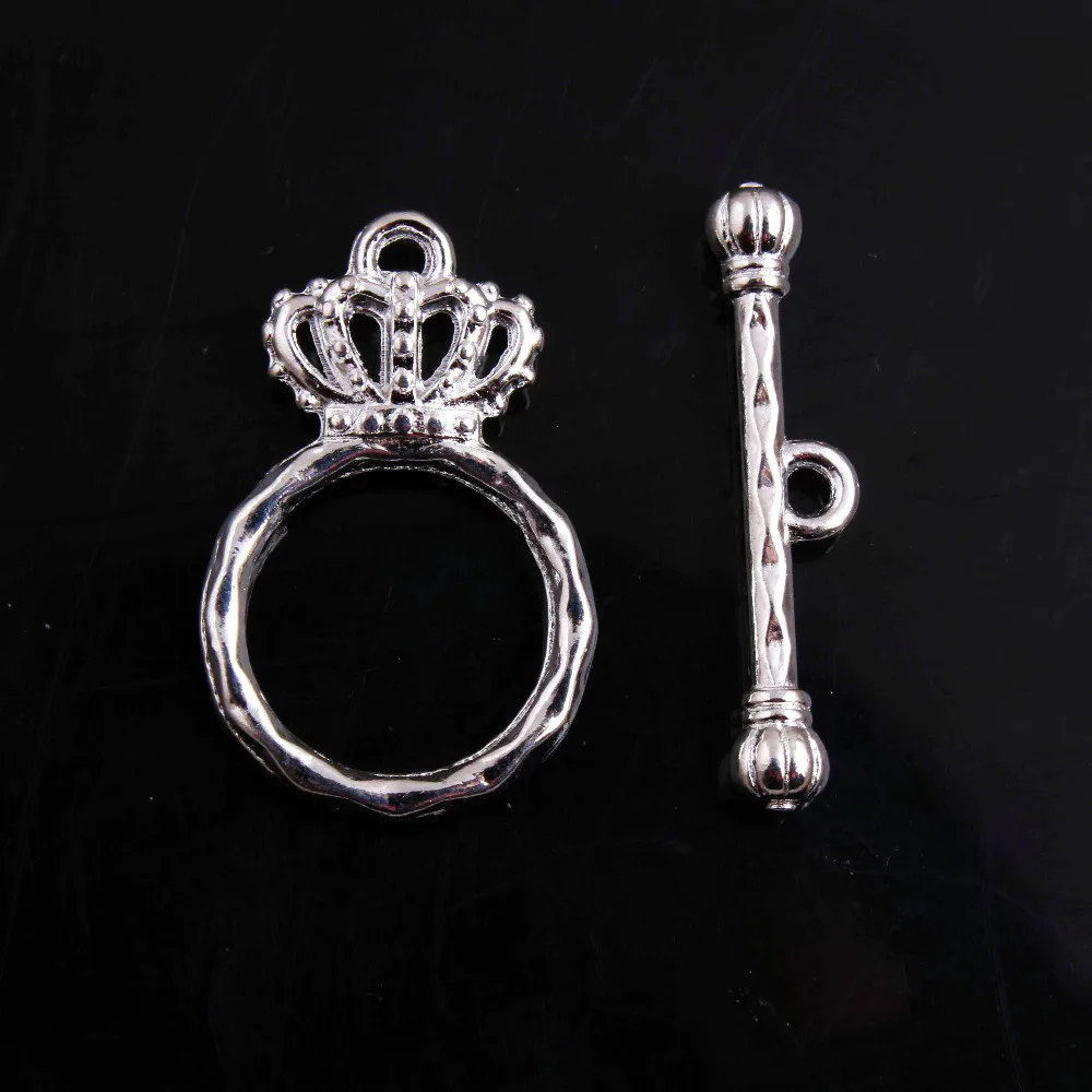 Оптовая продажа фон со старинными древними 15*23mm10 0 компл./лот Серебристая корона