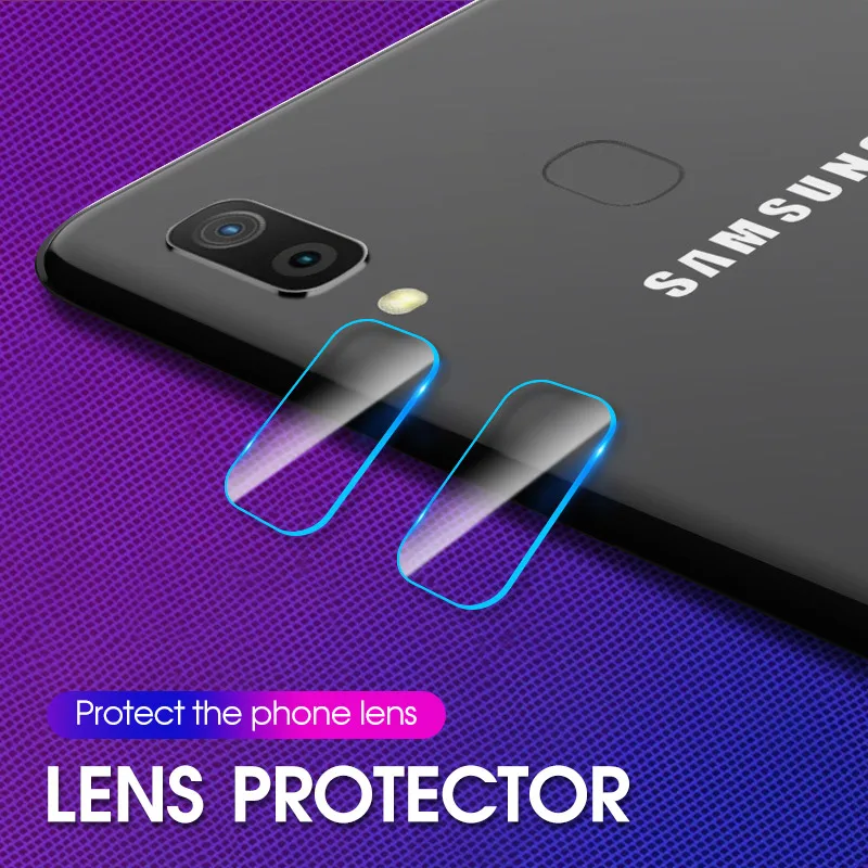 Задняя камера из закаленного стекла для Samsung Galaxy A40 A7 750 2018 A50 A70 A20 A30 ультратонкая