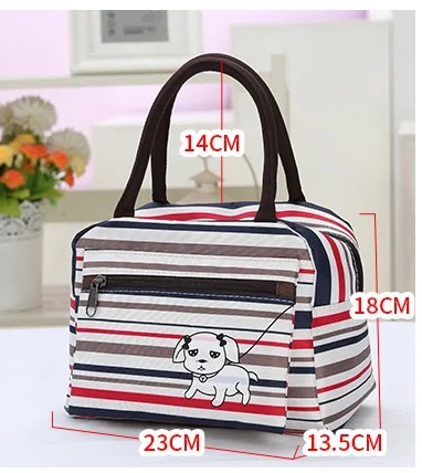 Сумка тоут для ланча из ткани Оксфорд холодильник Термосумка пикника