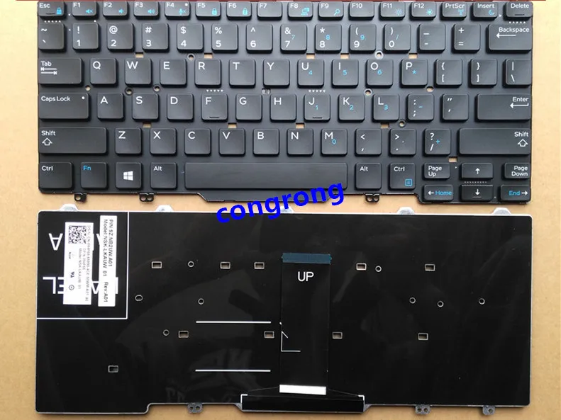 Английская клавиатура для ноутбука Dell Latitude 3340 e3340 E5450 E7450 5450 7450 3350|Клавиатуры