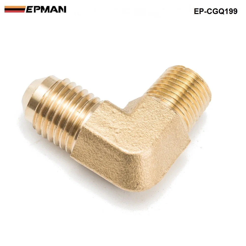 1/8 NPT к AN4 4 кованый латунный фитинг 90 градусов для турбо масла адаптер тормоза| |