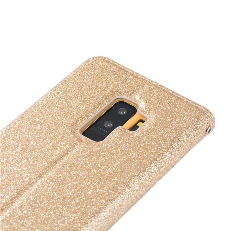 Роскошный кожаный чехол кошелек S10plus для Samsung Galaxy S8 S9 S10 Plus S10E S7edge Note 8 9 блестящий
