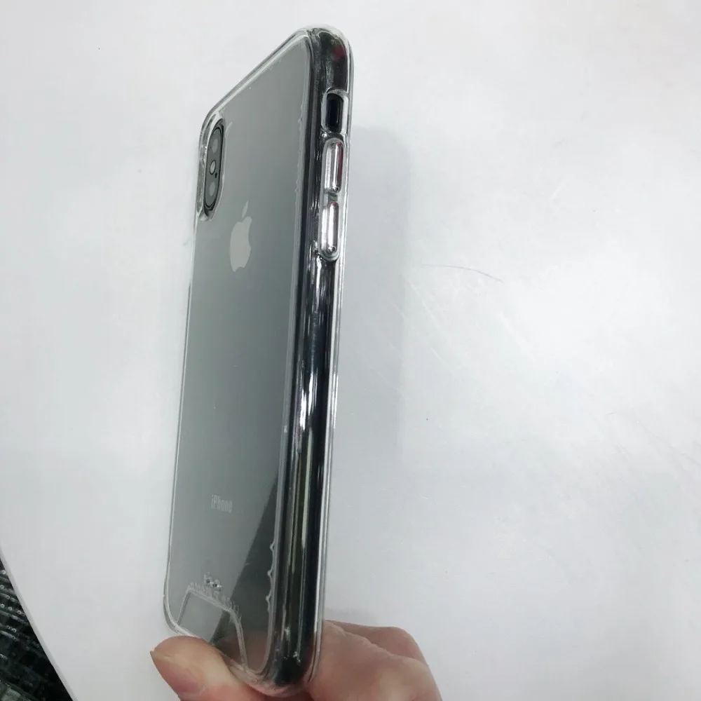 Роскошный прозрачный чехол для телефона с защитой от царапин iphone xs max xr x 6 6s 7 8 plus X