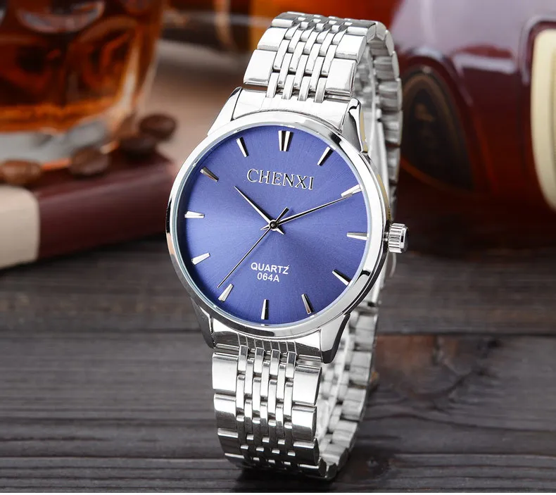 Мужские часы люксовый бренд кварцевые reloj hombre стальной ремешок мужские