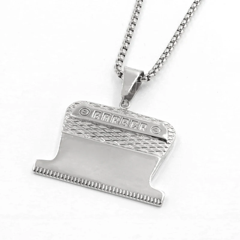 Новые ювелирные изделия Золотая Парикмахерская подвеска и ожерелье из