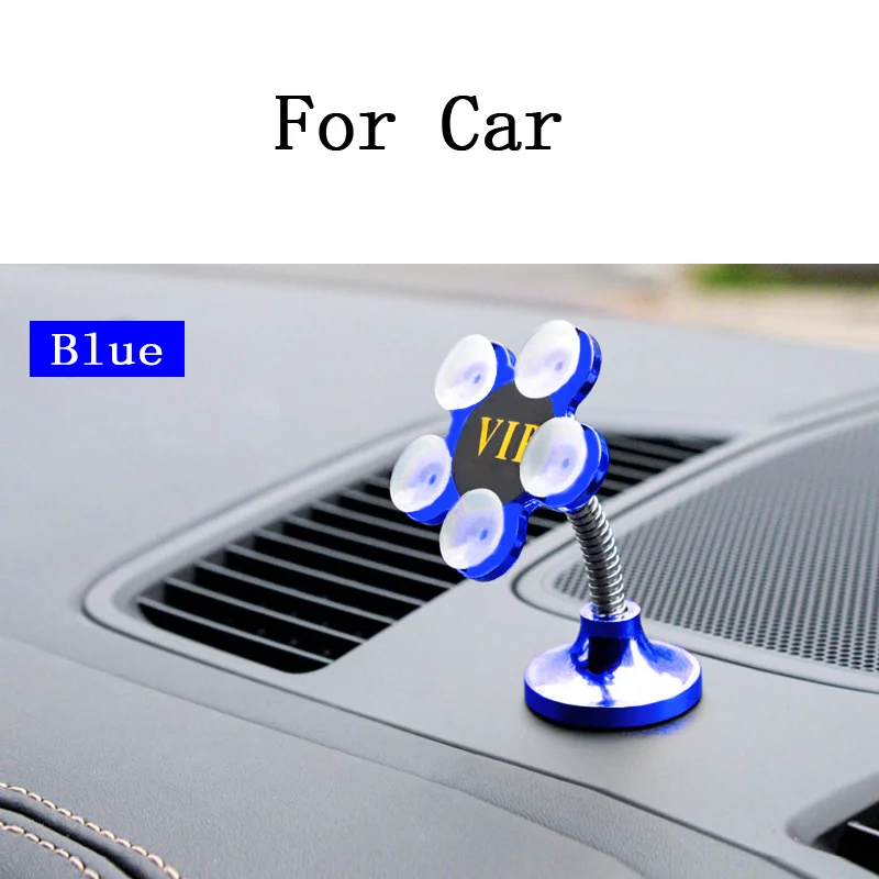 Bule Car Holder Портативный автомобильный держатель для телефона в машину 360 gps Подставка Кронштейн Поддержка смартфона Voiture держатель для телефона для iphone Xiaomi samsung автомобиль - Название цвета: Bule Car Holder