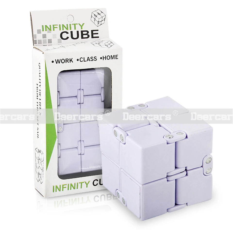 Infinity Magic Cube Decompression Folding Fingertip Unlimited Fold Children Puzzle Creative Toy Single Color | Игрушки и хобби