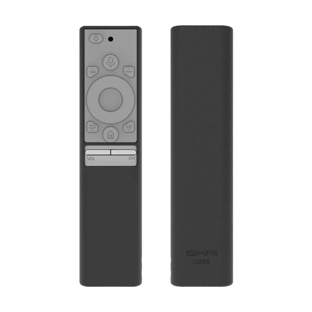 Black Gray Предзаказ чехол для пульта дистанционного управления для samsung QLED smart tv Защитная крышка для samsung Smart пульт дистанционного управления BN59-01265A Oneremote силиконовый - Цвет: Black Gray