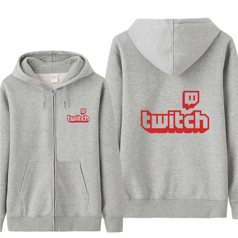 Осень Twitch Channel толстовки Толстовка мужская мода пальто пуловер флисовый пуловер унисекс человек Twitch толстовки HS-028 - Цвет: as picture