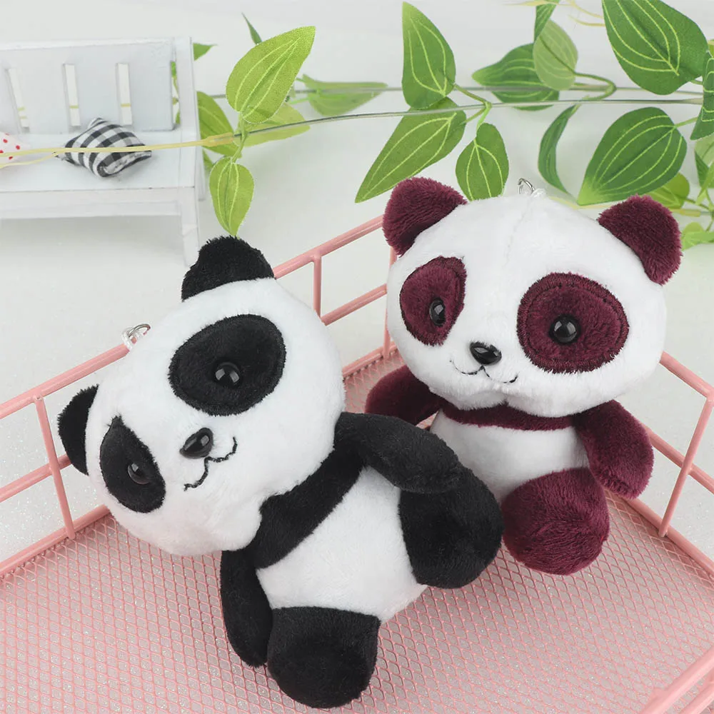 Новинка влюбленная панда 10 см плюшевые игрушки кукла 4 цвета брелок кольцо сумка
