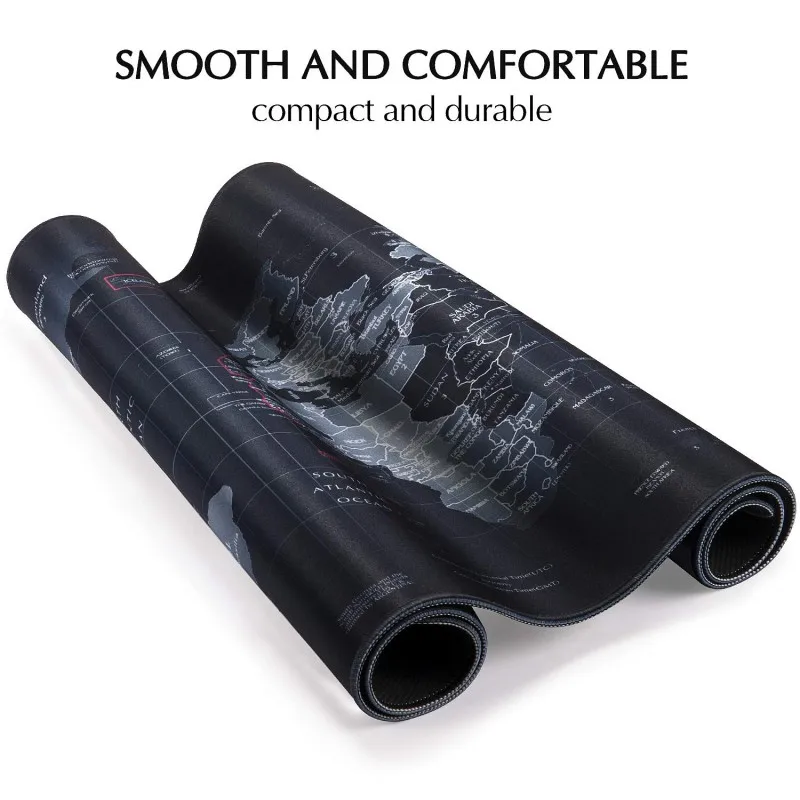 Коврик для мыши с картой мира большой скоростной игровой расширенный коврик