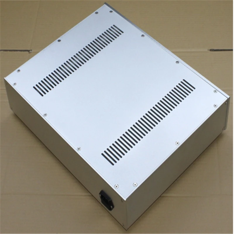 

WA52 All aluminum amplifier chassis / Preamplifier case / AMP Enclosure DIY box (430 *92*340mm)