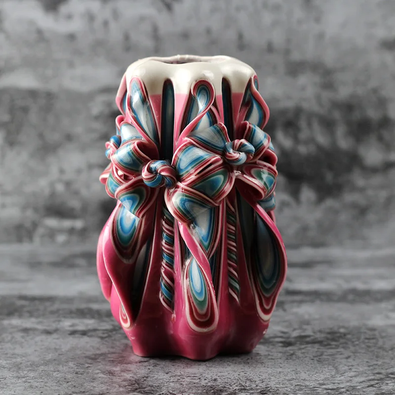 Николь Силиконовые свечи формы круглый спиральный узор 3D DIY мыло ручной работы плесень