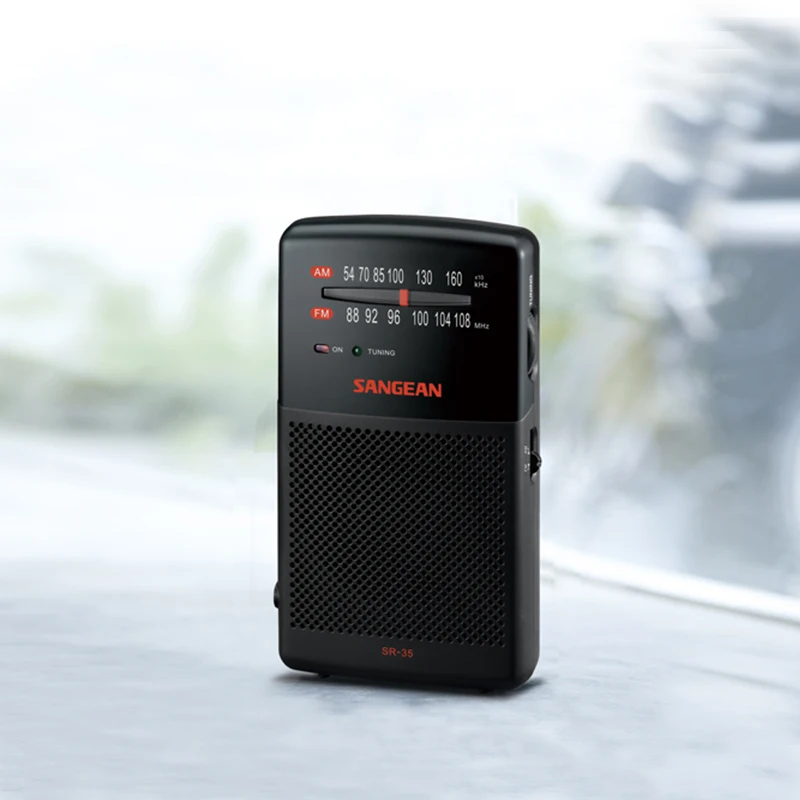 Sangean SR-35 AM/FM портативное карманное радио fm радио приемник карманное радио высокое качество fm приемник