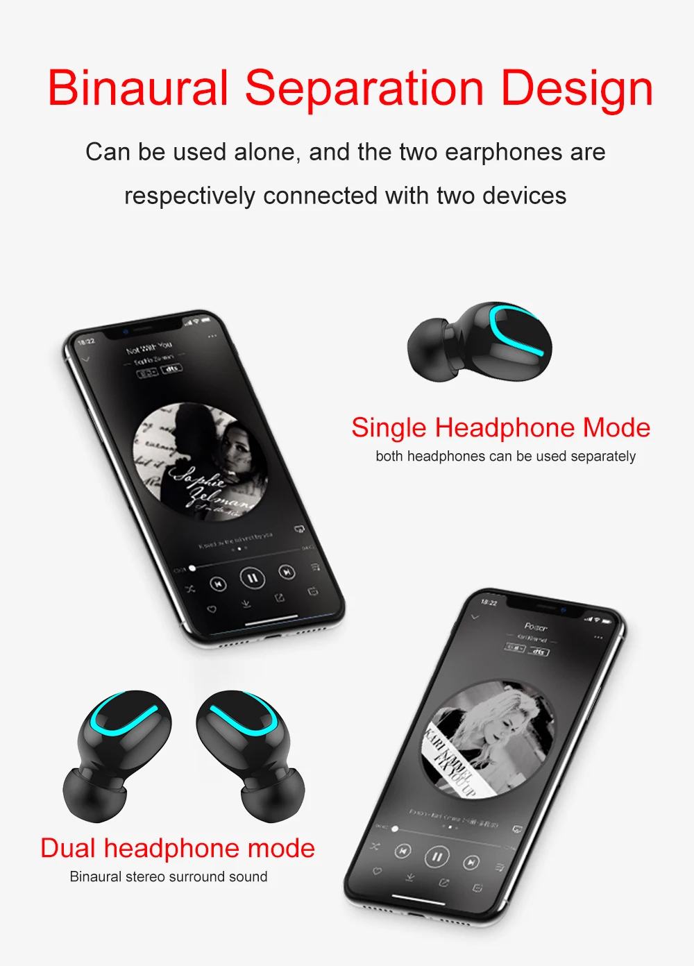 Bluetooth 5,0 наушники TWS беспроводные наушники мини наушники Handsfree сенсорные наушники спортивные наушники игровая гарнитура телефон