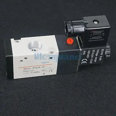 

DC 12 В 3V310-10 3 порта 2-позиционный двойной соленоидный пневматический клапан 3/8 "BSPT