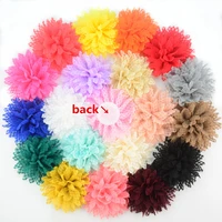 yundfly 10pcs 4 boutique cotton solid ballerina lace flower for girl hair accessories artificial fabric flowers decorations