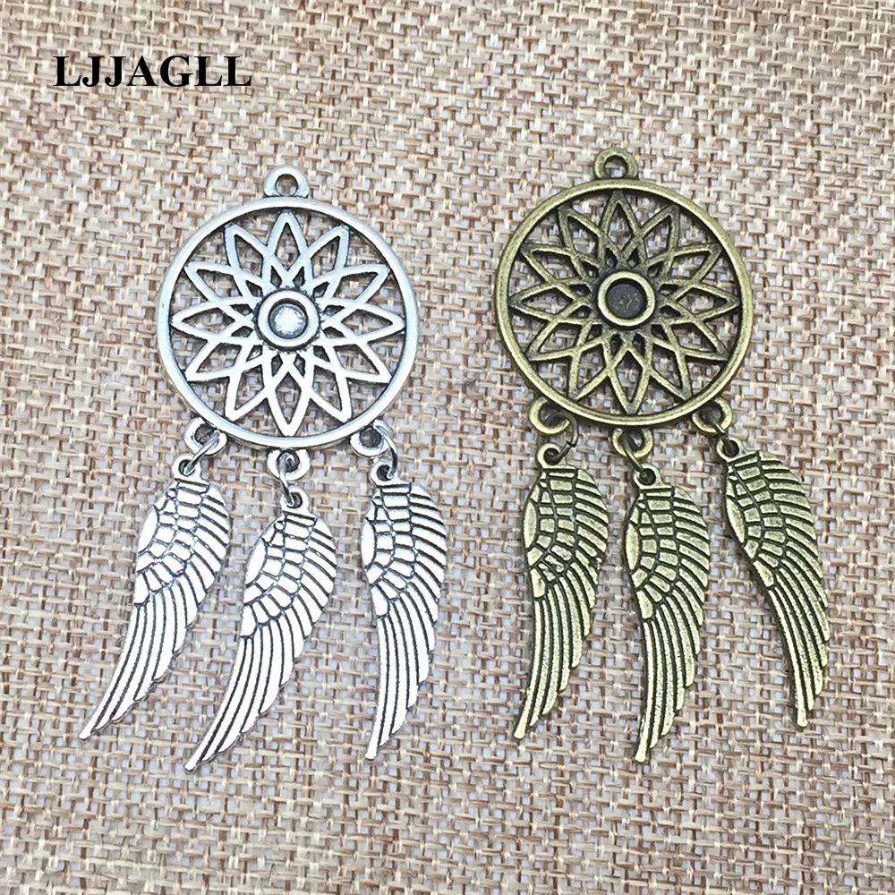Подвеска Лот из металлического сплава 27 х65 мм 5 шт./лот|pendant charms|angel wing pendant charmpendant