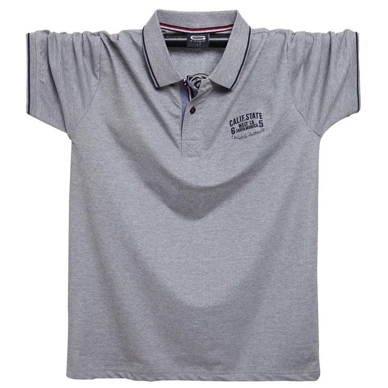 Мужская футболка с коротким рукавом повседневная трикотажная отложным