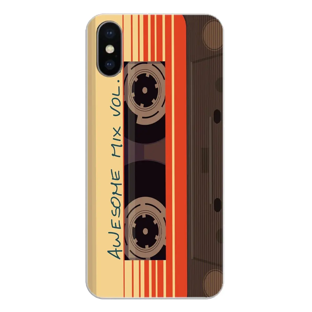 Retro Side Old Style 3310 Tape Cassette Art For Samsung Galaxy A5 A6 A7 A8 A9 J4 J5 J7 J8 2017 2018 Plus Prime Silicone Bag Case |