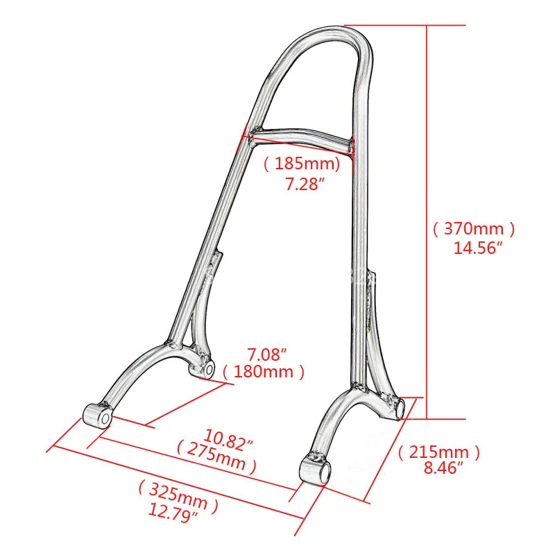 Burly черный короткий Sissy бар спинки для Harley Sportster XL 1200 883 1985 Up|sissy bar backrest|sissy barharley backrest
