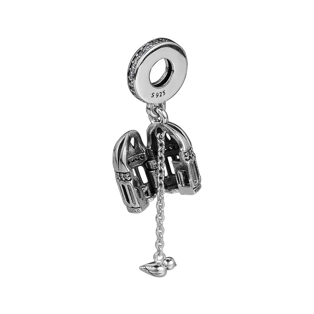 CKK подходят для браслетов Pandora браслет свободен как птица бусины Подвески
