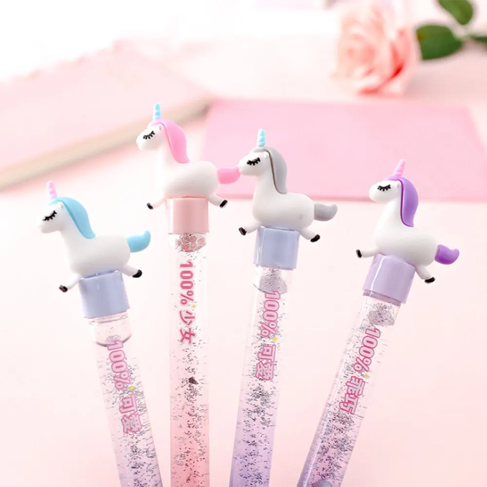 Милый шариковая ручка с изображением лошади сыпучего песка Обувь блестящими