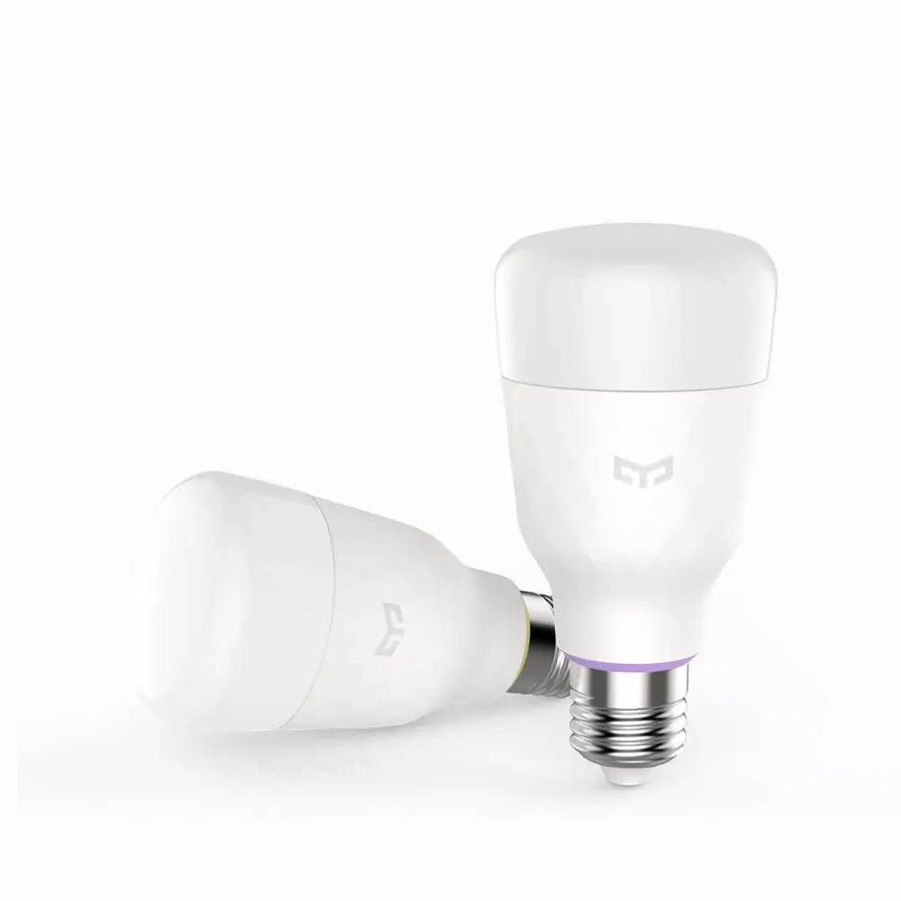 XIAOMI MIJIA Yee светильник светодиодный лампочка E27 умный цветной лампы YLDP06YL RGB люстра