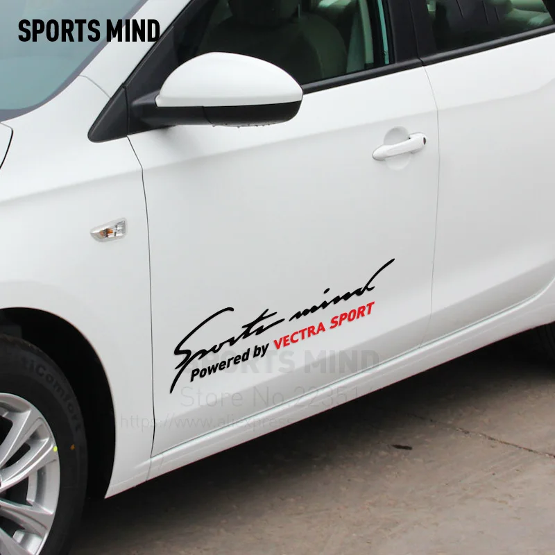 

10 Pieces Sports Mind automobiles Vinyl car Sticker Decal exterior accessories car styling For Opel vectra accessories