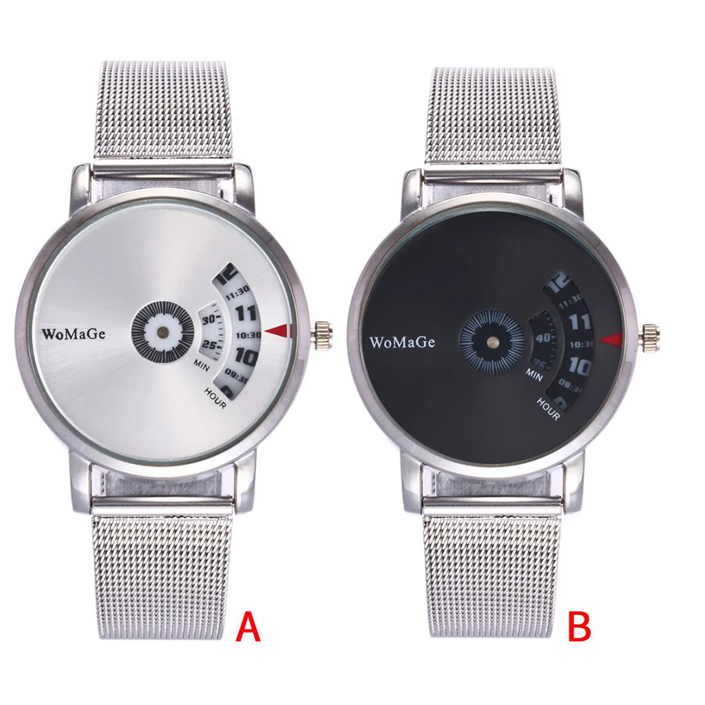 Часы мужские кварцевые в деловом стиле уникальные модные стальные с