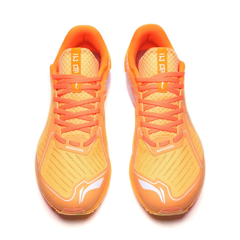 Li-Ning/Мужская обувь для гонок средней высоты; профессиональная обувь для бега; марафонский светильник; спортивная обувь с подкладкой из облаков; кроссовки; ARBN235 SOND18